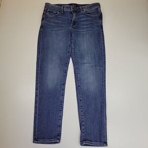 Lucky Brand Jeans Womens Size 2 Sienna Slim Boyfriend Light Wash Denim Whiskers